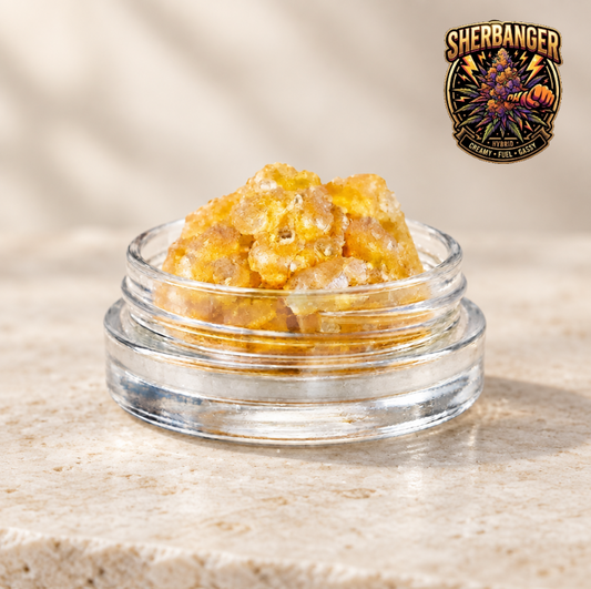 80% Broad Spectrum CBD Concentrate (Sherbanger) – The Hemp Engine